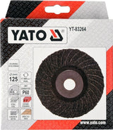 GRINDING DISC UNIVERSAL M14 125MM P60 (YT-83264)