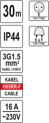 CABLE REEL 30M (YT-81053)