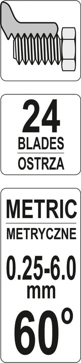 SCREW PITCH GAUGES METRIC (YT-29980)
