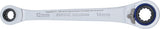 DOUBLE ENDED RATCHET WRENCH "4 IN 1" | 10 X 12, 14 X 17 MM (30818)