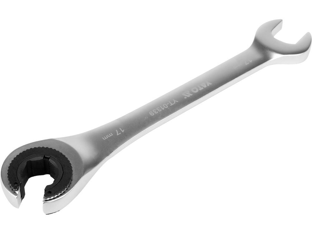 FLARE NUT RATCHET WRENCH 15MM (YT-01337)