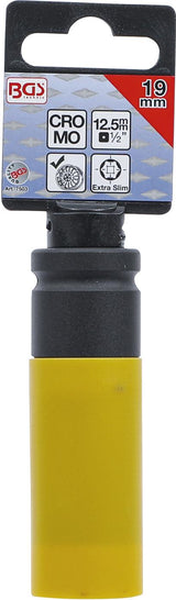 PROTECTIVE IMPACT SOCKET | ULTRA SLIM | 12.5 MM (1/2") DRIVE | 19 MM (7503)