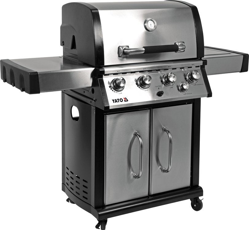 GAS BBQ GRILL YOKATE 4+1 STAINLESS STEEL 17,5KW (YG-20013)