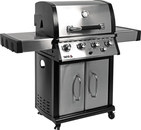 GAS BBQ GRILL YOKATE 4+1 STAINLESS STEEL 17,5KW (YG-20013)