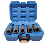 SOCKET SET FOR DAMAGED BOLTS | METRIC/IMPERIAL | LONG | 10 MM (3/8") | 10 - 16 MM | 5 PCS. (DNR5)