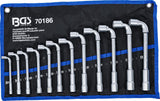 DEEP HOLE PIPE SPANNER SET | 8 - 19 MM | 12 PCS. (70186)