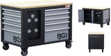 WORKSHOP TROLLEY | 2X 5 DRAWERS | 1 CABINET | EMPTY (4199)