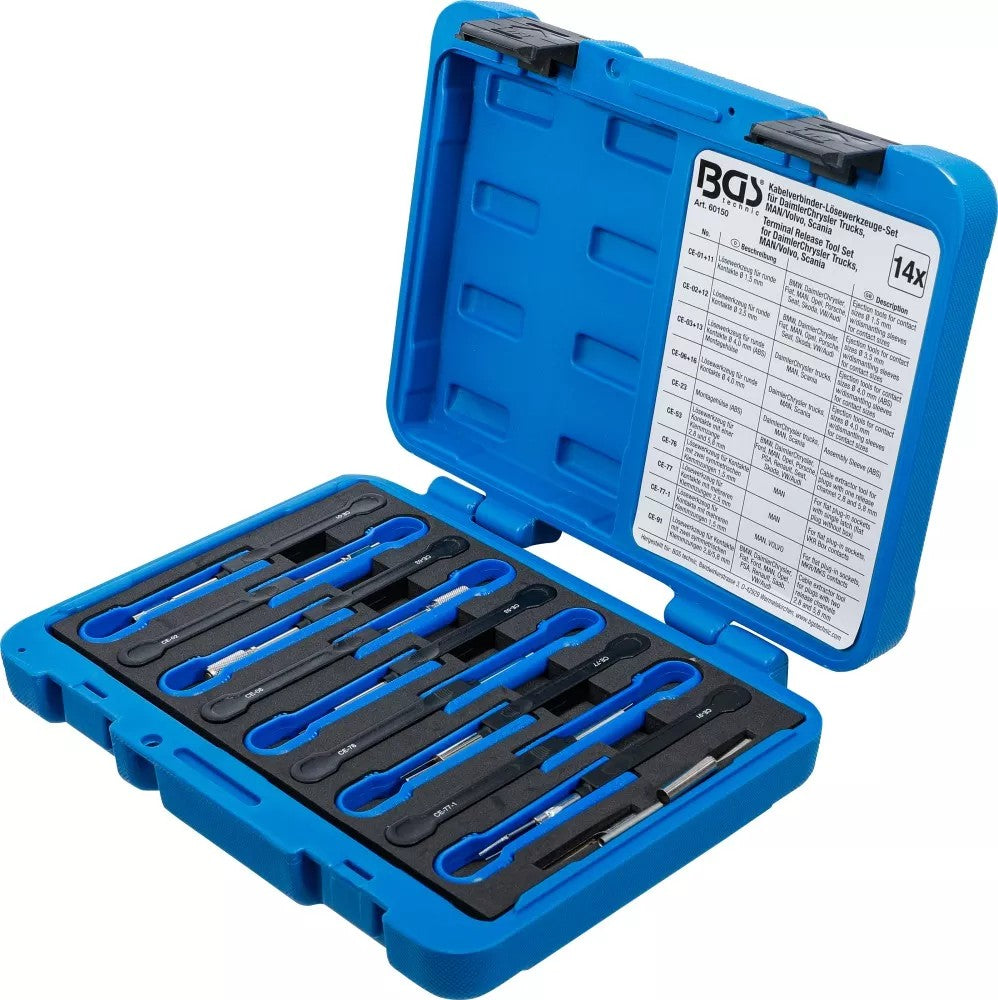 TERMINAL TOOL SET | FOR MAN, VOLVO | 14 PCS. (60150)