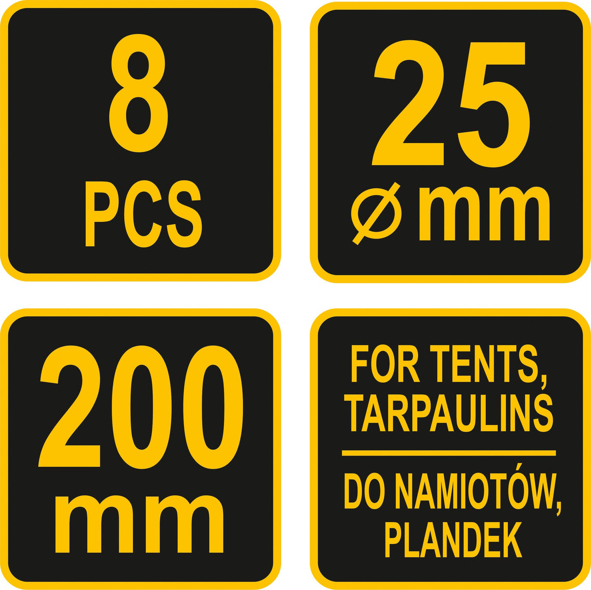 TARPAULINS TIES (85180)