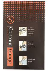 CONTOUR GAUGE / TEMPLATE / PROFILE TRACER | WITH LOCKING | 125 MM (CG5P)