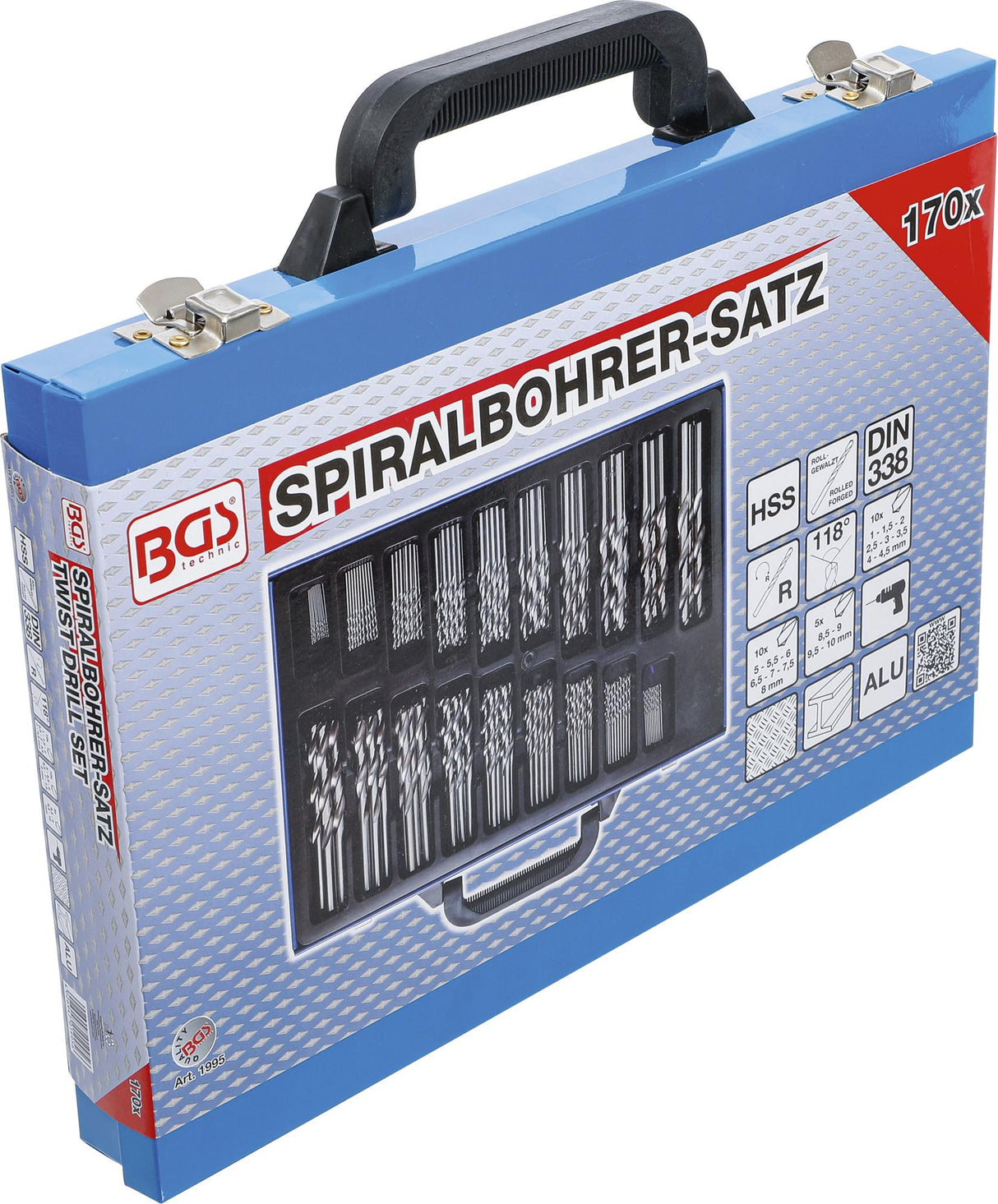 TWIST DRILL SET | HSS | Ø 1 - 10 MM | 170 PCS. (1995)