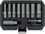 SPIRAL TYPE DEEP BOLT EXTRACTOR, SPARK PLUG, BOLT REMOVER SET 11PCS (YT-05914)