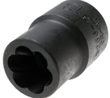 TWIST SOCKET (SPIRAL PROFILE) / SCREW EXTRACTOR | 12.5 MM (1/2") DRIVE | 13 MM (5266-13)