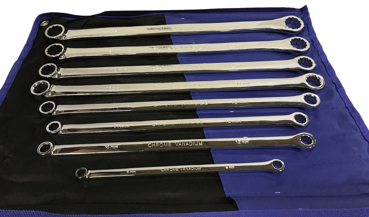 DOUBLE RING WRENCH SET | LONG TYPE | 8 - 24 MM | 8 PCS. (SK5008)