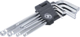 L-TYPE WRENCH SET | INTERNAL HEXAGON / INTERNAL HEXAGON WITH BALL HEAD 1.5 - 10 MM | 9 PCS. (815)
