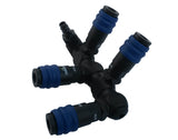 AIR DISTRIBUTOR WITH 5 ELEMENTS ROTARY, 360 DEGREES 1/4" (TSC-360)