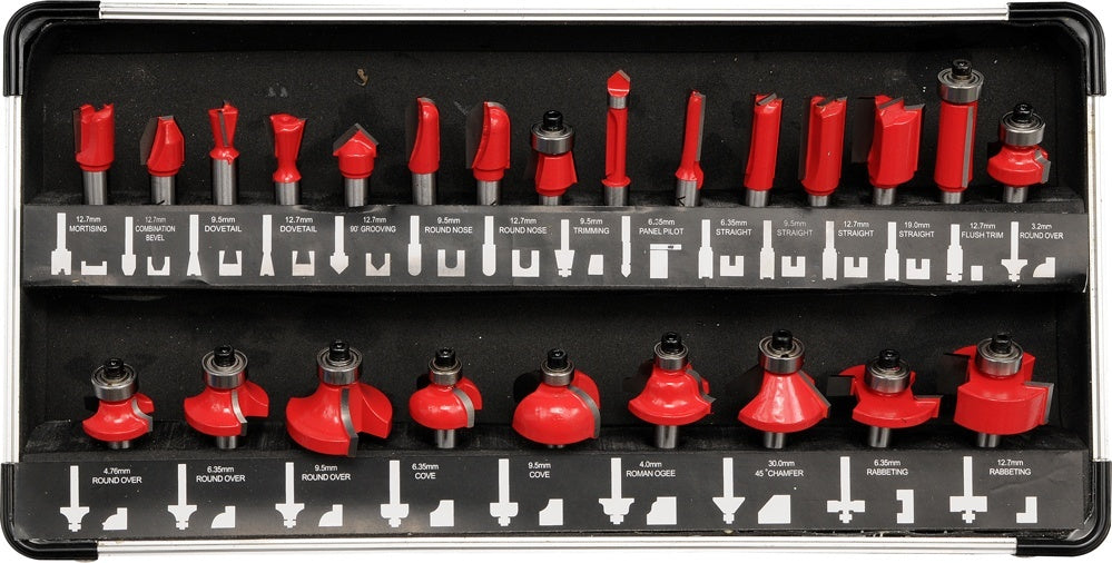ROUTER BIT SET 25PCS (YT-6801)