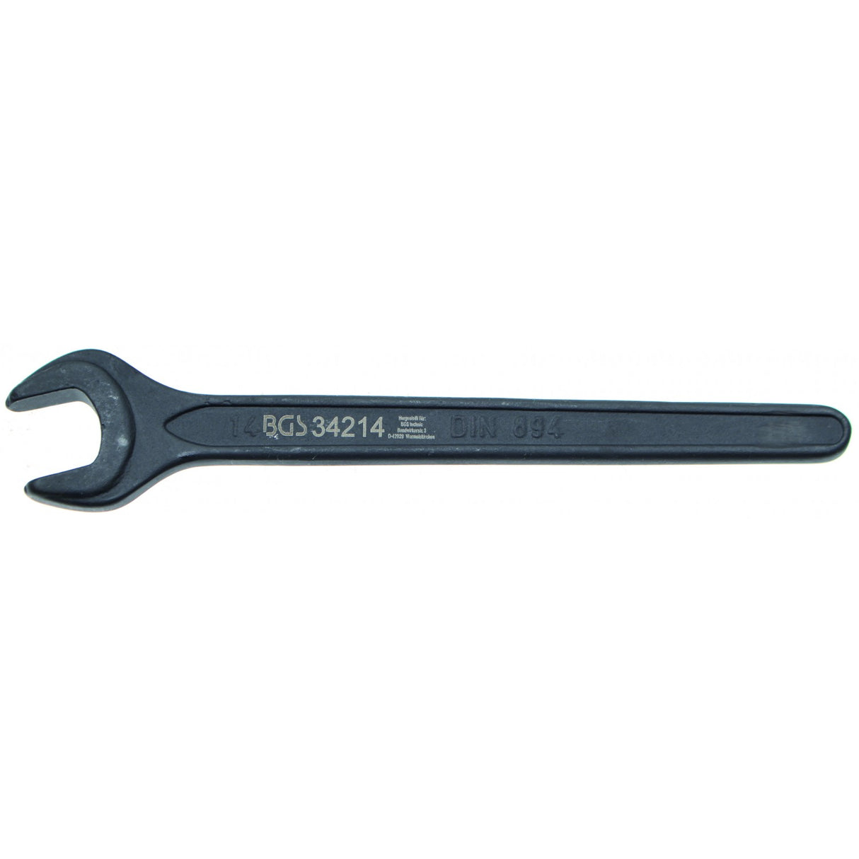 SINGLE OPEN END SPANNER | DIN 894 | 14 MM (34214)