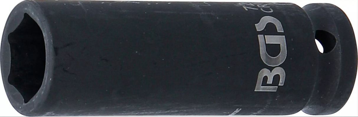 IMPACT SOCKET HEXAGON, DEEP | 12.5 MM (1/2") DRIVE | 17 MM (7217)