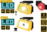 HEADLAMP XPE CREE 3W + COB LED 3W (88678)