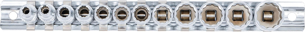SOCKET SET, 12-POINT | 6.3 MM (1/4") DRIVE | INCH SIZES | 12 PCS. (2755)