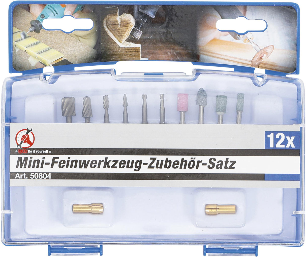 HIGH PRECISION DRILL ACCESSORY SET | 12 PCS. (50804)