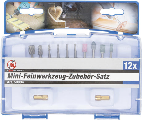 HIGH PRECISION DRILL ACCESSORY SET | 12 PCS. (50804)
