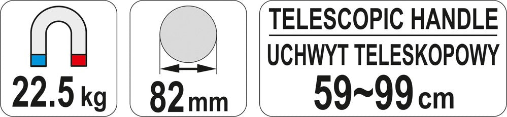 TELESCOPIC MAGNETIC PICK UP TOOL (YT-0860)