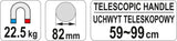 TELESCOPIC MAGNETIC PICK UP TOOL (YT-0860)