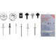 AUTOMOTIVE CLIP ASSORTMENT FOR AUDI, VW, TOYOTA, MERCEDES-BENZ, BMW | 400 PCS. (9058)
