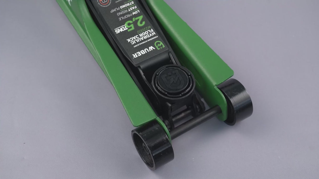 LOW-PROFILE HYDRAULIC TROLLEY JACK WÜBER W22002 | 80-375 MM | 2.5 T | CASE (W22002)